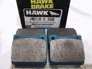 Brake pads, Hawk Blue
